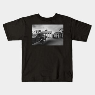 Brandenburg Gate, Berlin City Kids T-Shirt